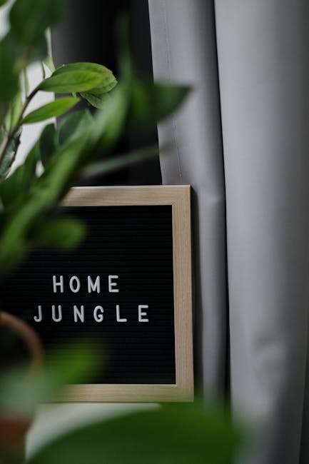 Healthy indoor living space with lush green plants and modern humidifier featuring yellow design accents maintaining optimal air quality and humidity levels